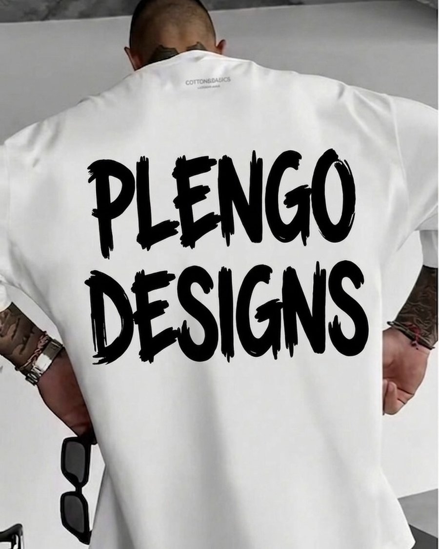 Branded apparel, close detail.