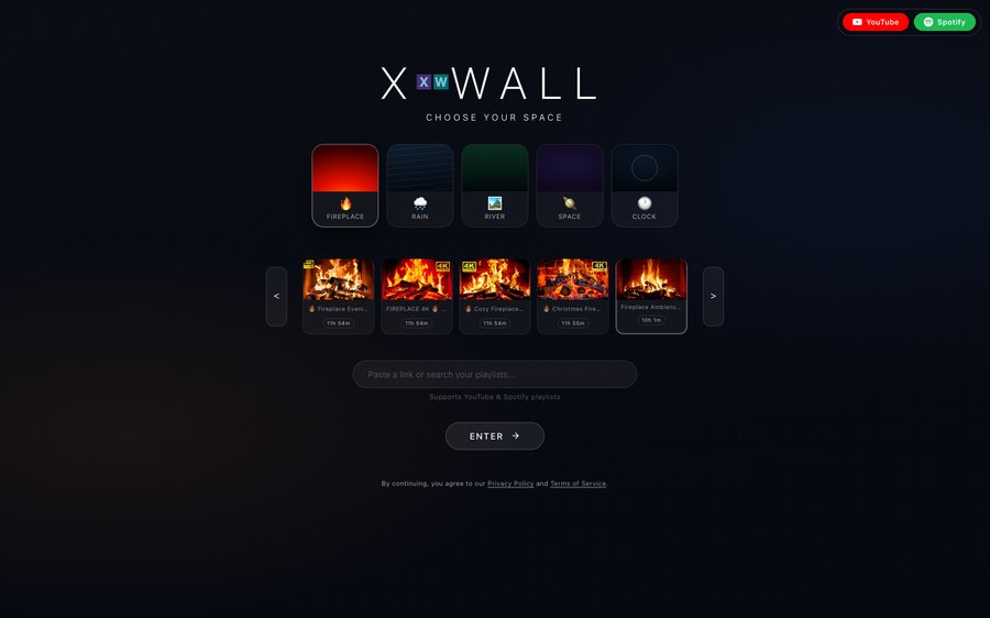 Screenshot of xwall.co.za