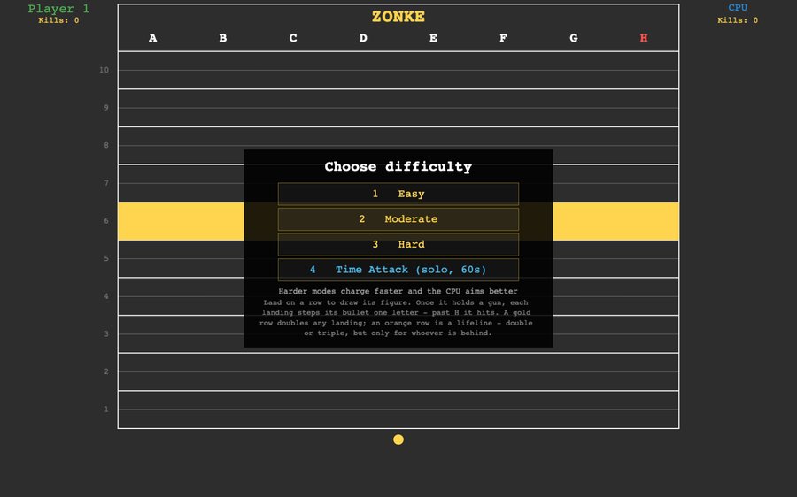 Screenshot of zonkegame.co.za