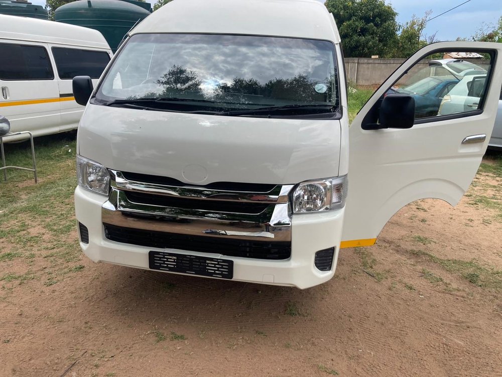 A transport vehicle viewed from the front.